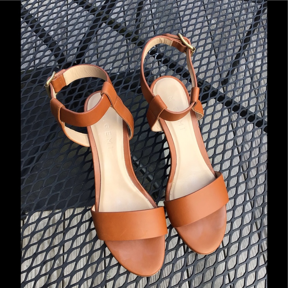 M. Gemi block heel sandals 7 saddle